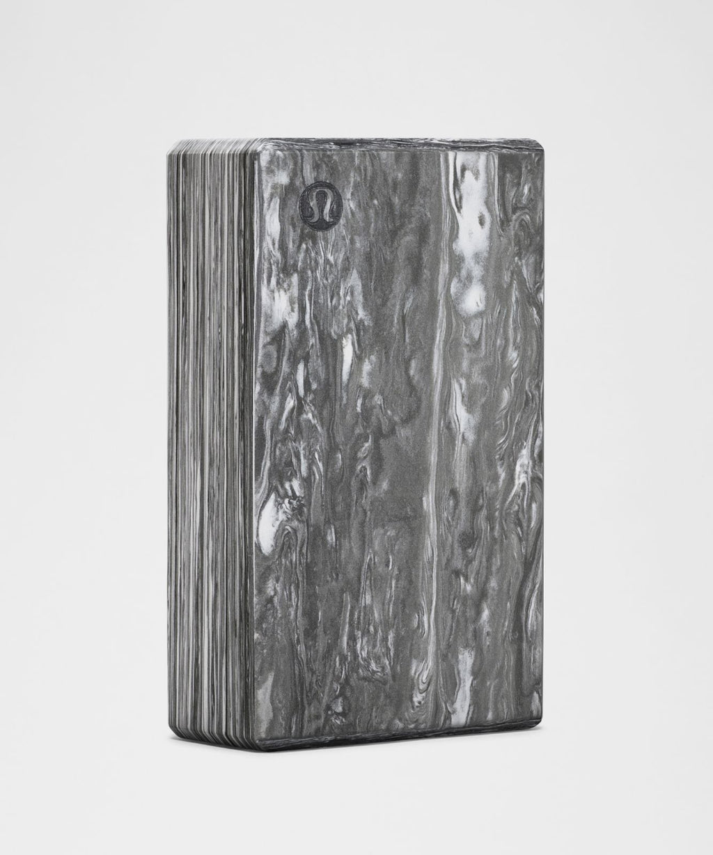 Lift and Lengthen Yoga Block Black/White