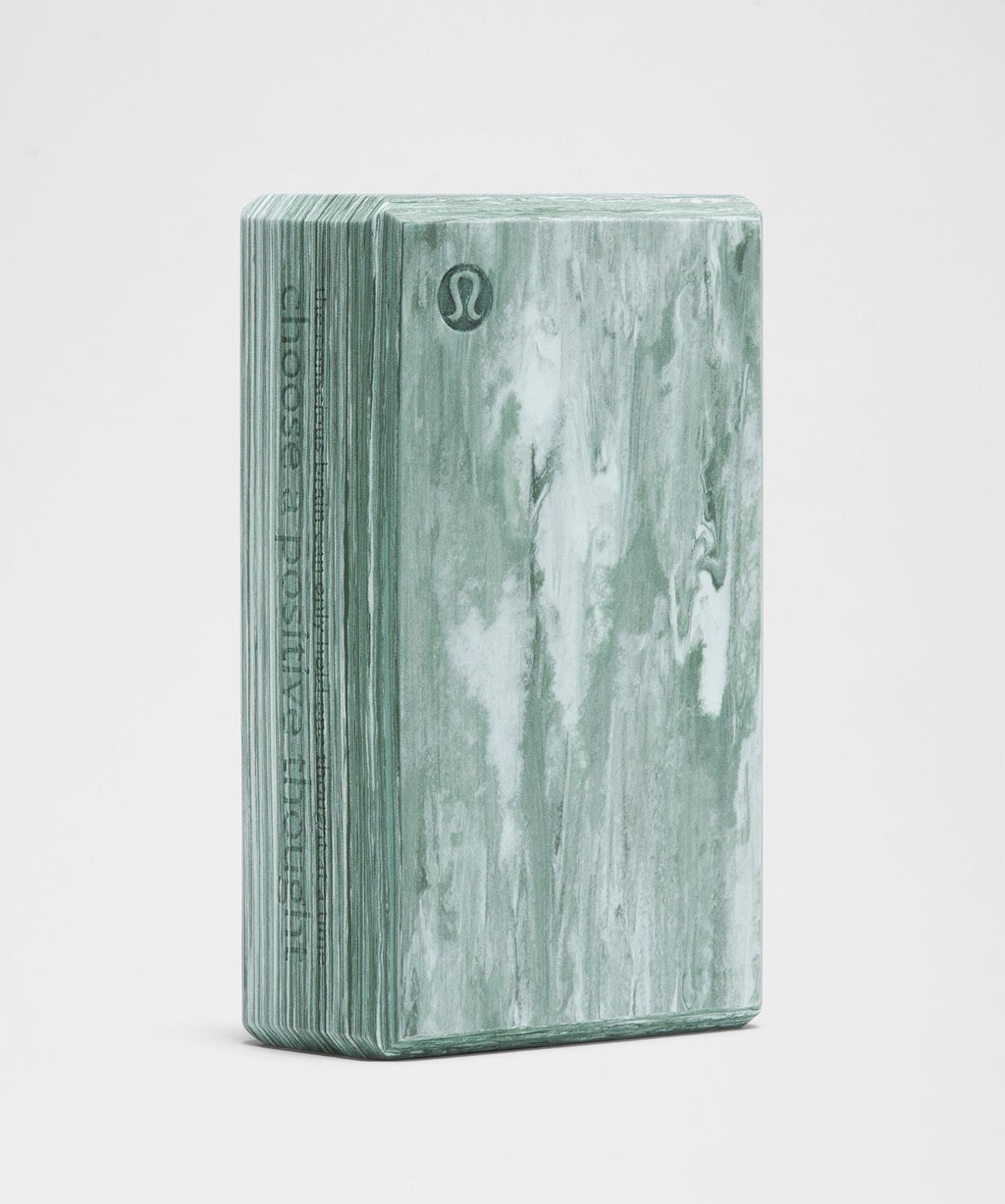 Lift and Lengthen Yoga Block Crater Blue/Mint Breeze/Dark Forest