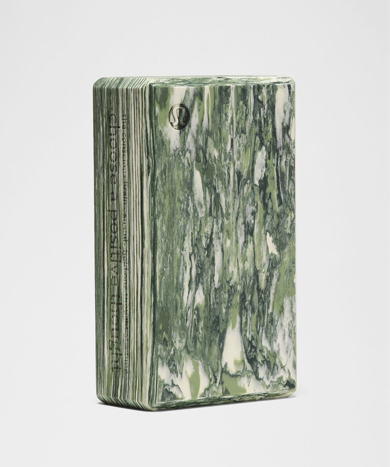 Lift and Lengthen Yoga Block Rainforest Green/Palm Deco/Laurel Green/Light Ivory