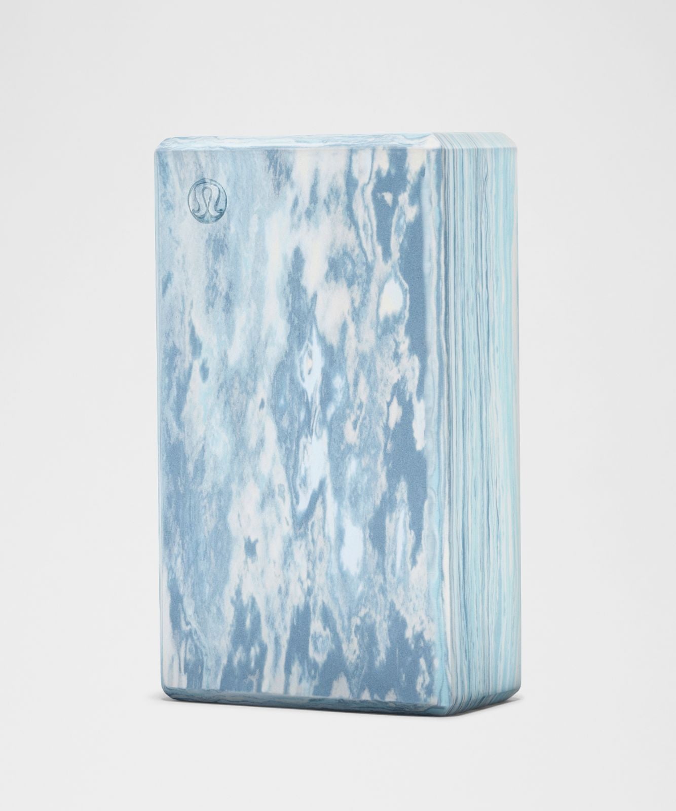 Lift and Lengthen Yoga Block Light Ivory/Starch Blue/Steel Blue/Seafoam
