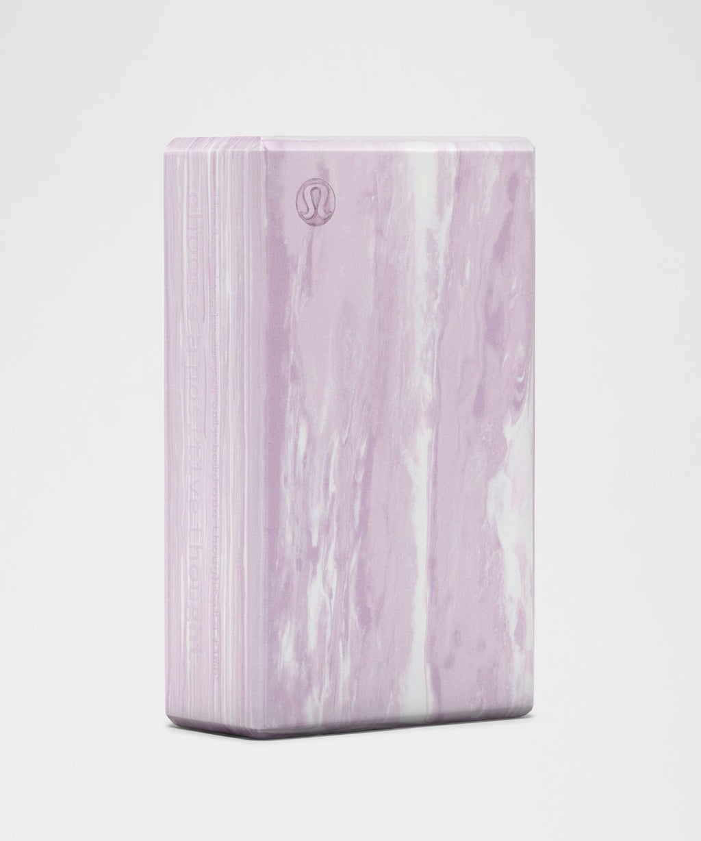 Lift and Lengthen Yoga Block Lotus Lavender/Lilac Play/White