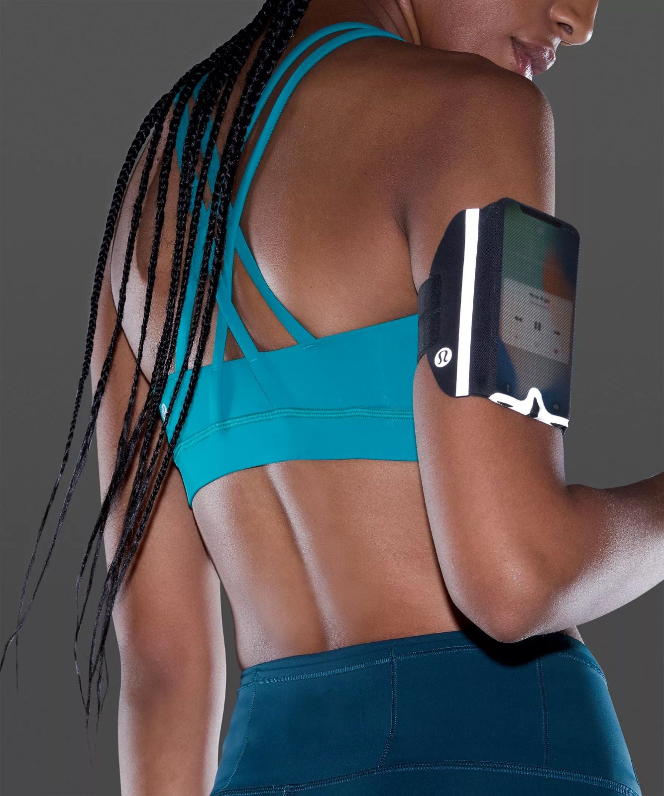 Fast and Free Running Armband Black