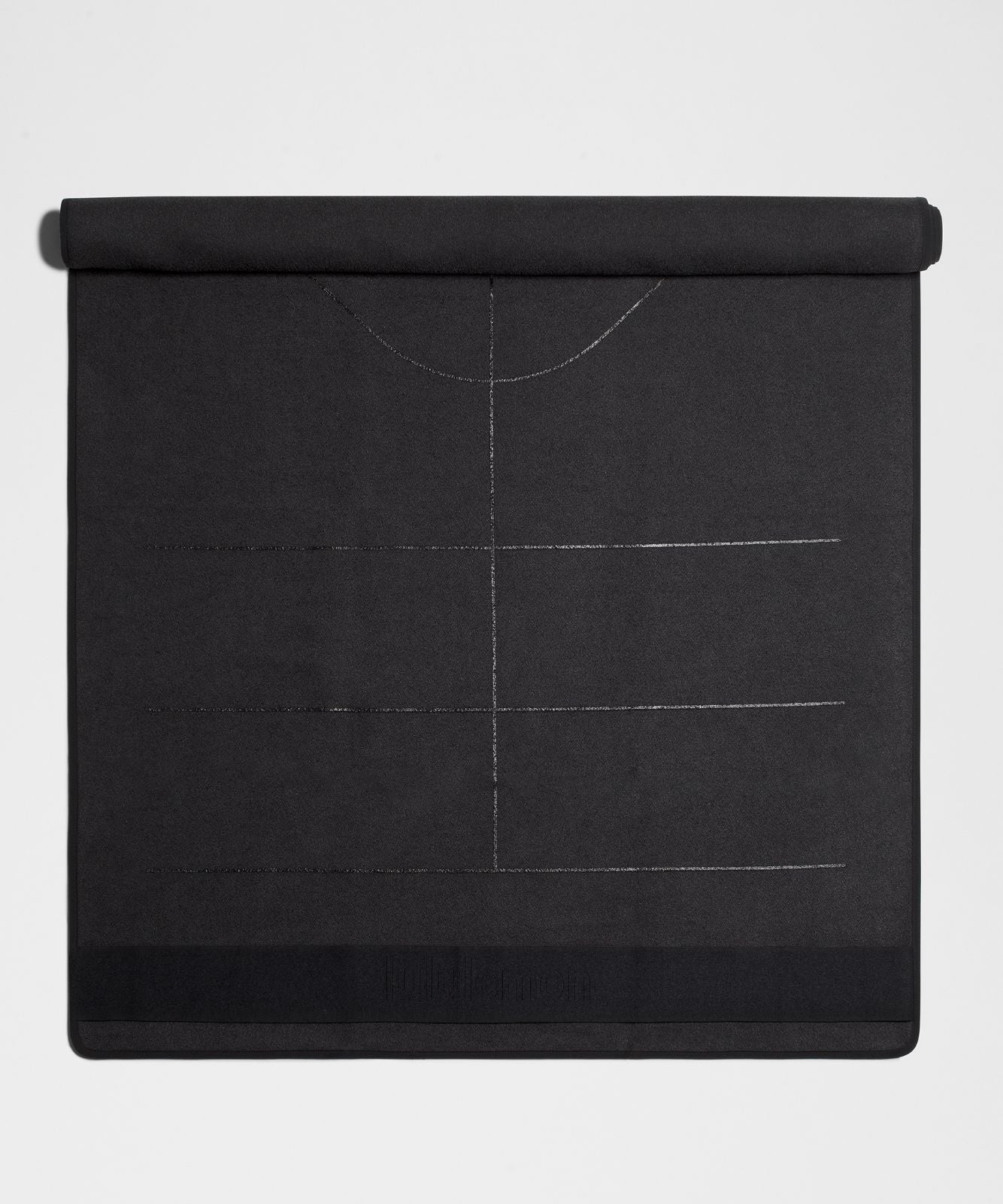 Yoga Mat Towel with Grip Black