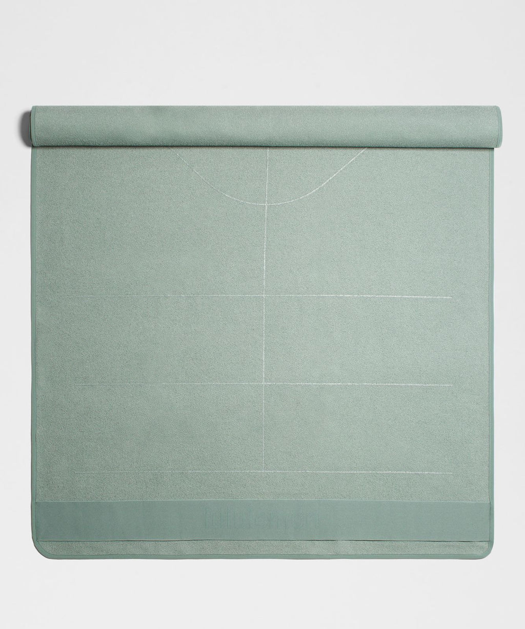 Yoga Mat Towel with Grip Crater Blue