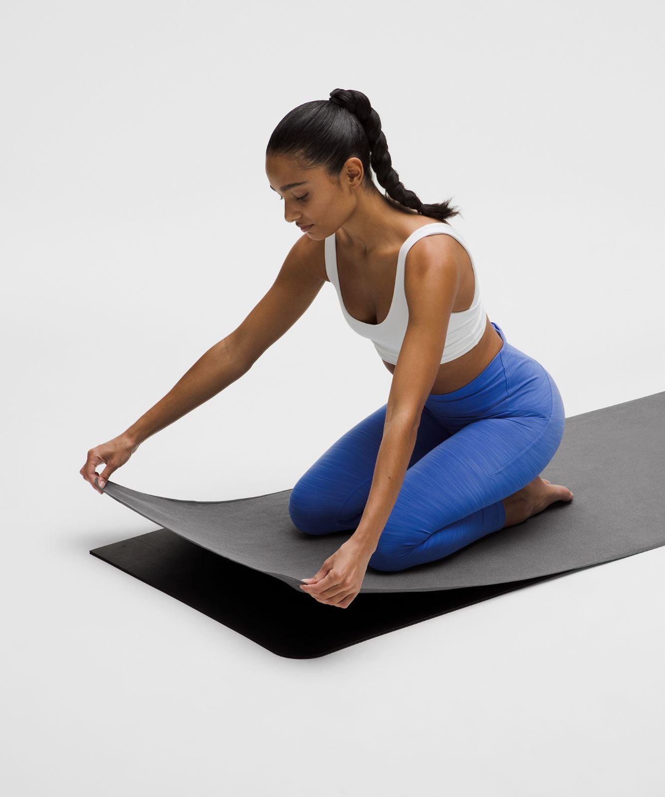 Yoga Mat Towel with Grip Solar Grey