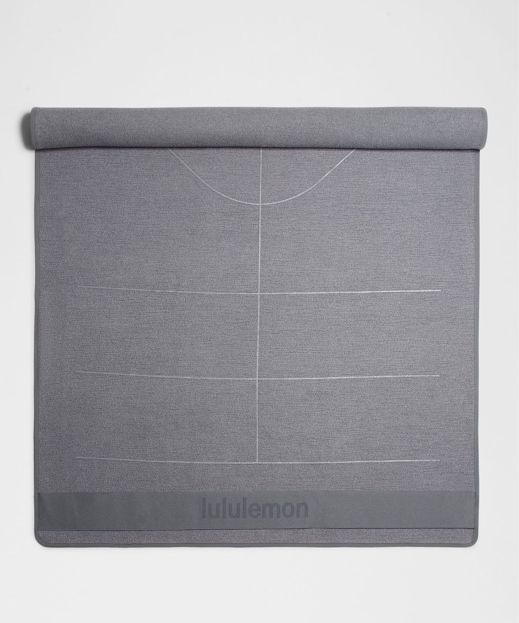 Yoga Mat Towel with Grip Solar Grey