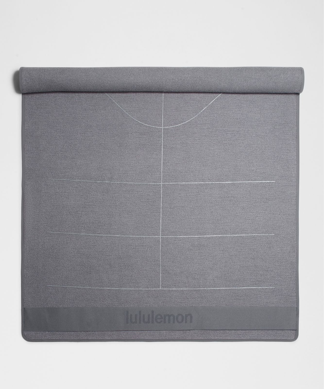 Yoga Mat Towel with Grip Solar Grey