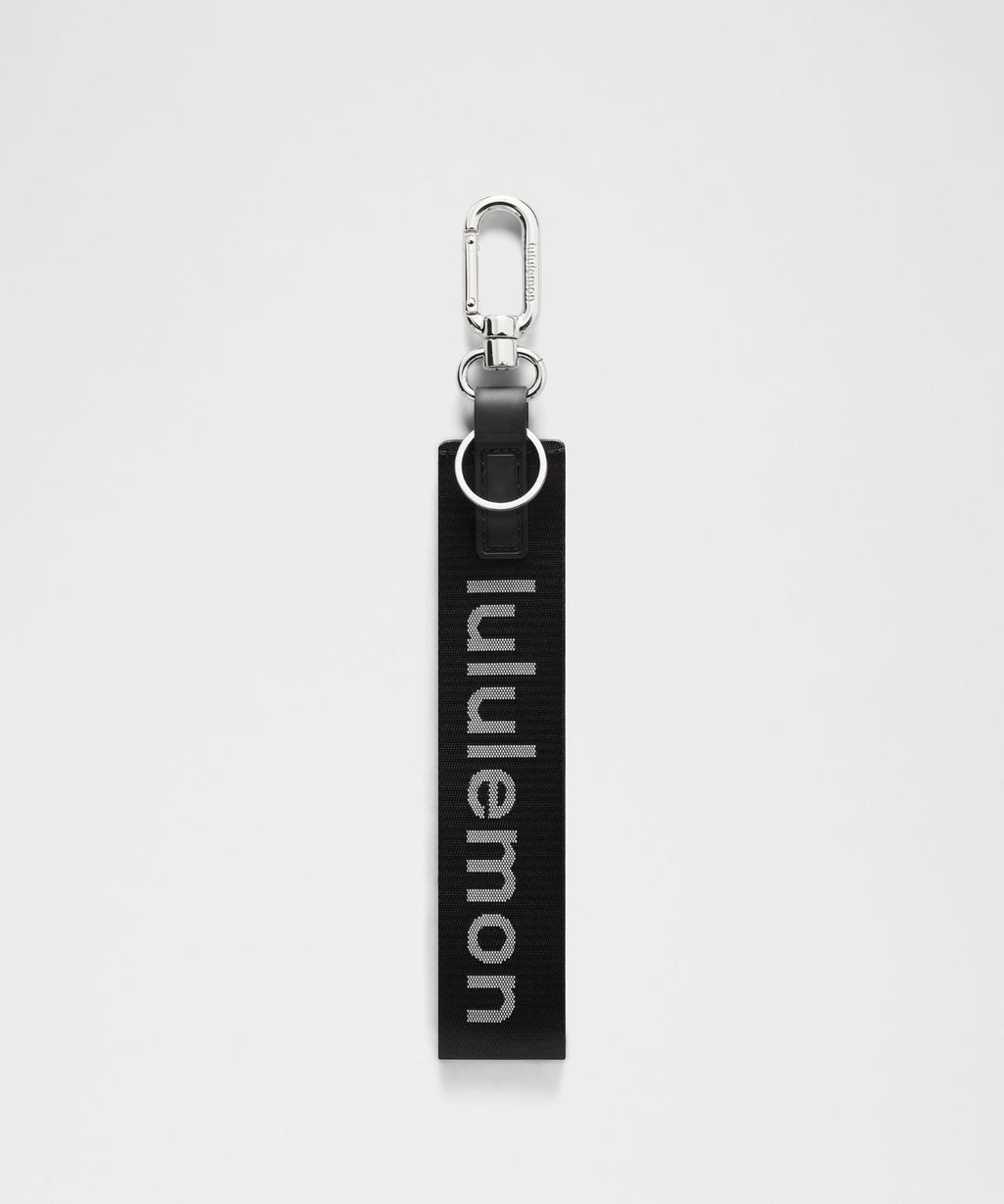 Never Lost Keychain Black/White/Silver