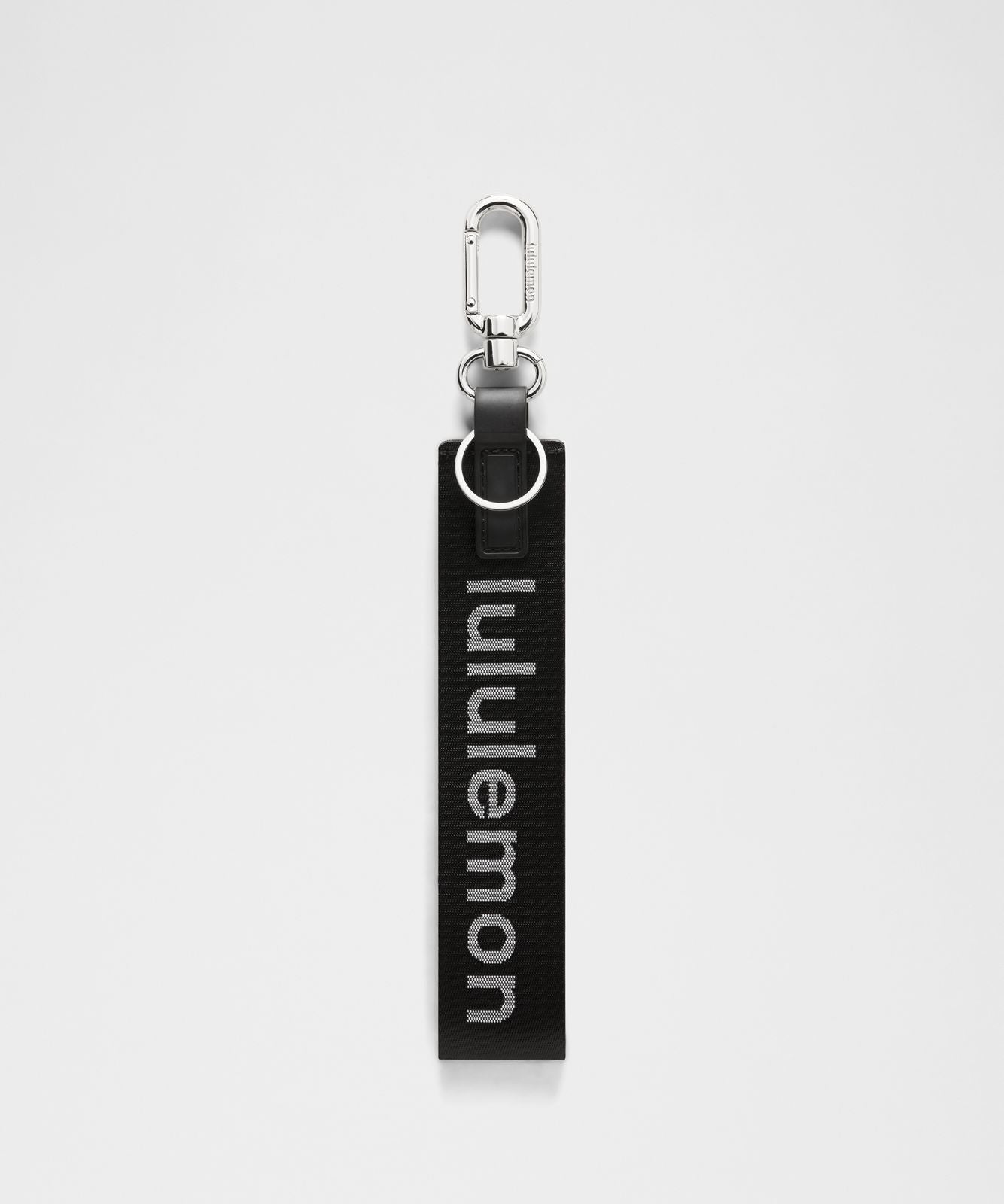 Never Lost Keychain Black/White/Silver