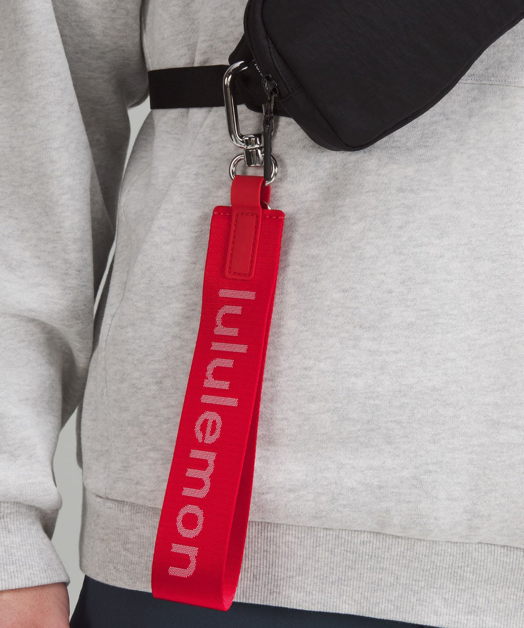 Never Lost Keychain Lululemon Red/White