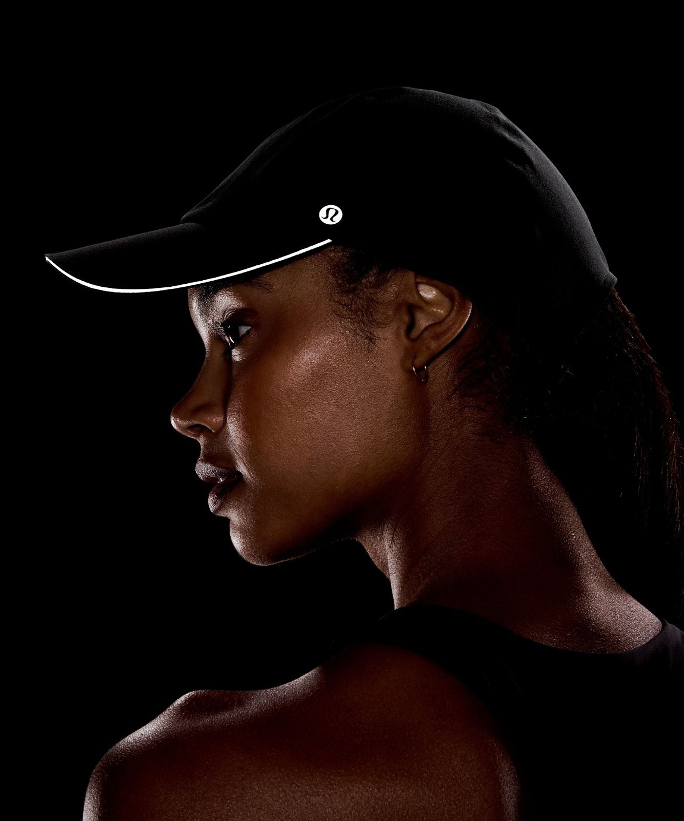Fast and Free Running Hat Black