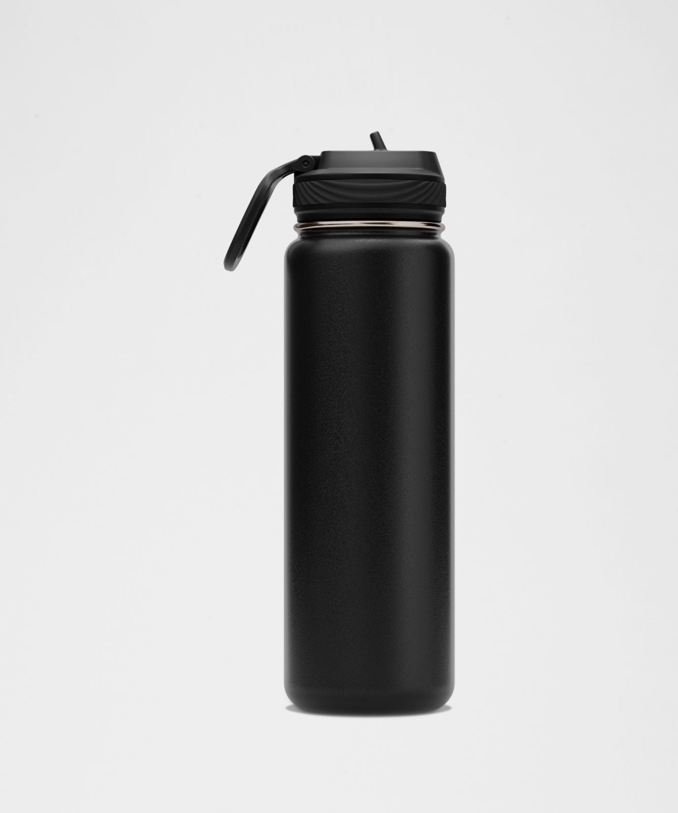 Back to Life Sport Bottle 24oz *Straw Lid Black