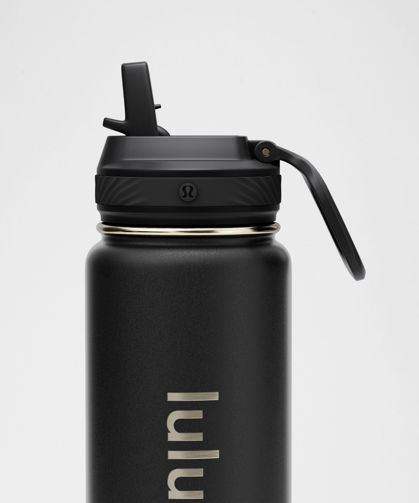 Back to Life Sport Bottle 24oz *Straw Lid Black