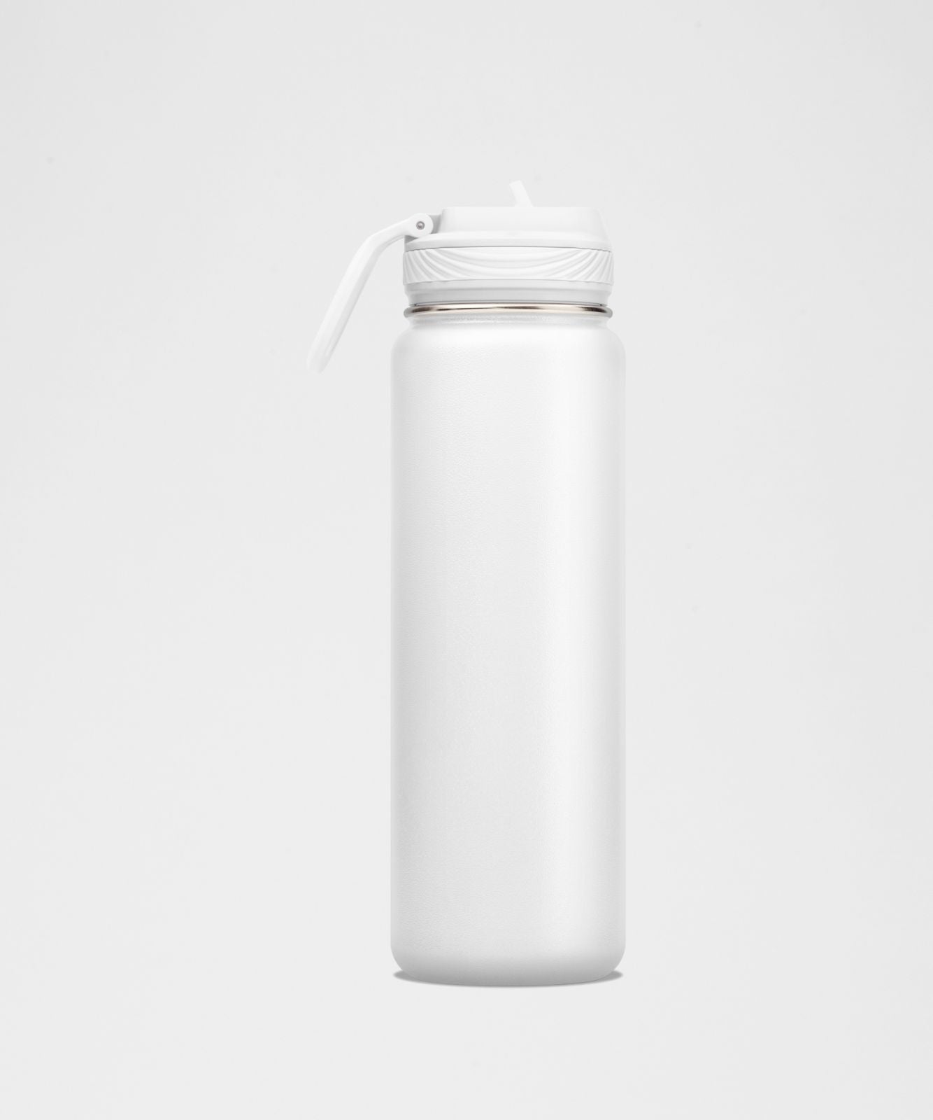 Back to Life Sport Bottle 24oz *Straw Lid White
