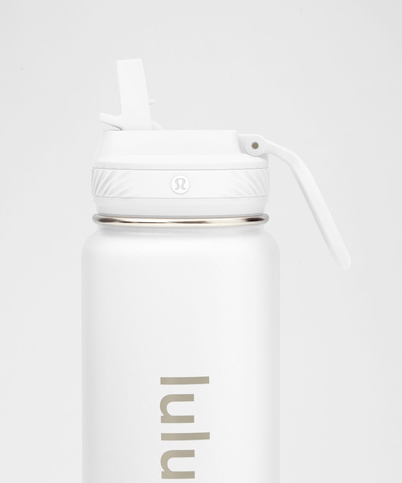 Back to Life Sport Bottle 24oz *Straw Lid White