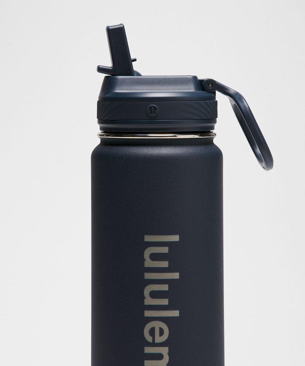 Back to Life Sport Bottle 24oz *Straw Lid True Navy