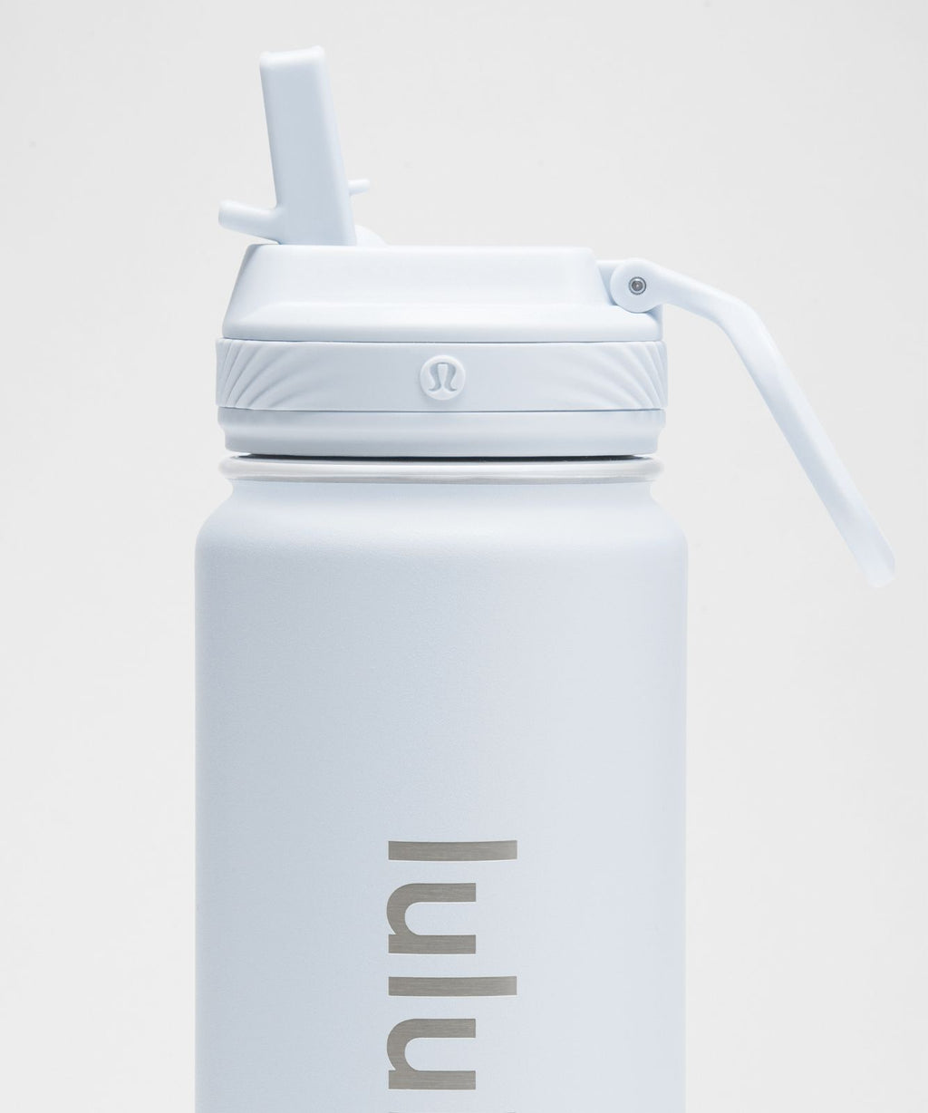 Back to Life Sport Bottle 24oz *Straw Lid Starch Blue