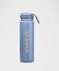 Back to Life Sport Bottle 24oz *Straw Lid Steel Blue