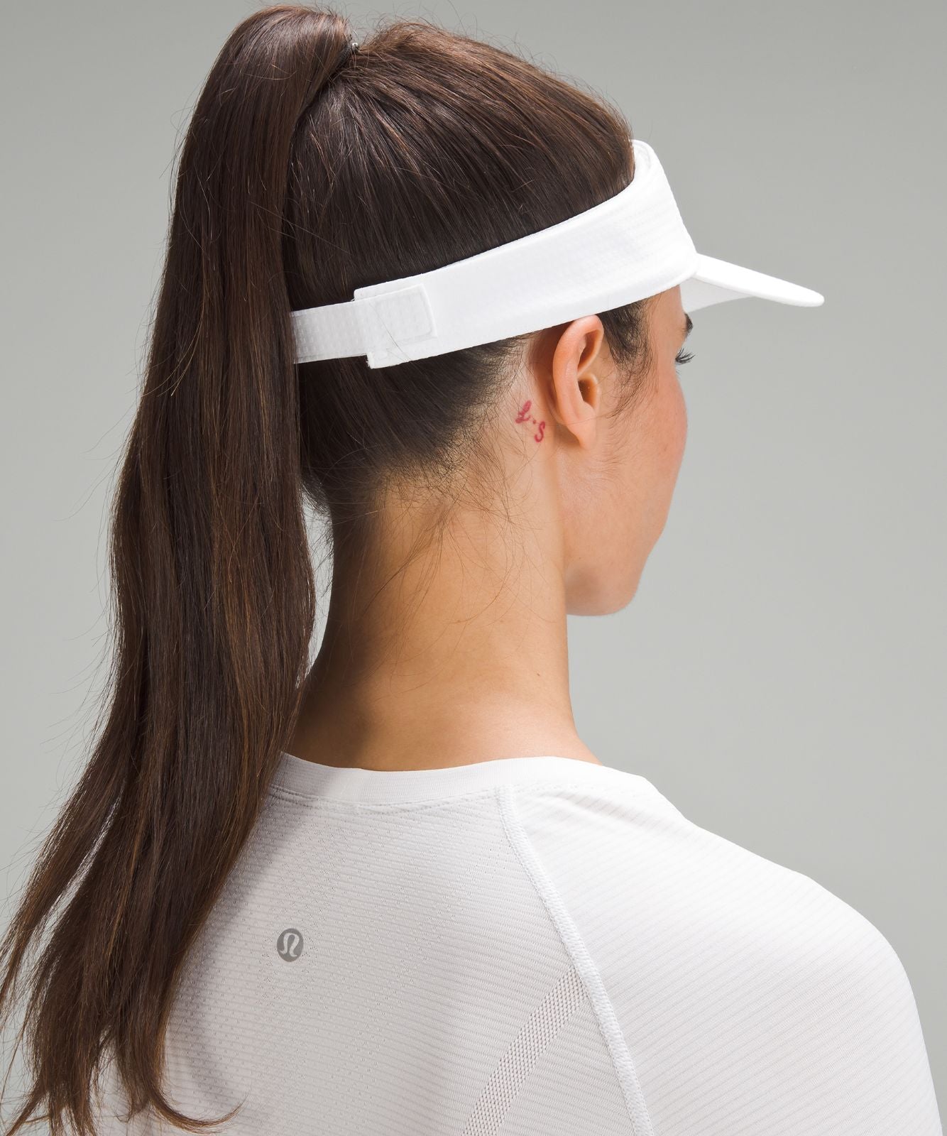 Removable Sweatband All-Sport Visor *Wordmark White/Black