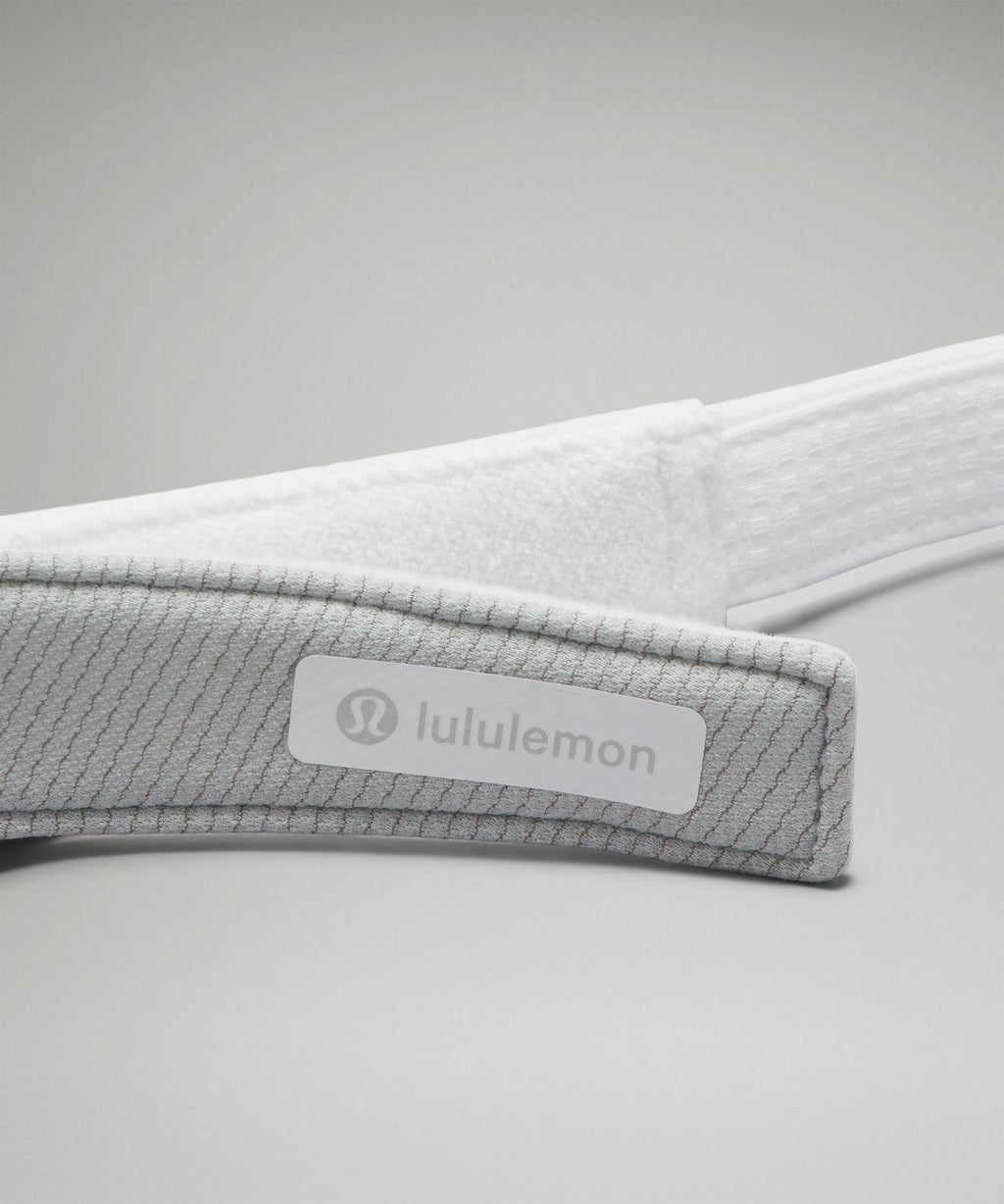 Removable Sweatband All-Sport Visor *Wordmark White/Black