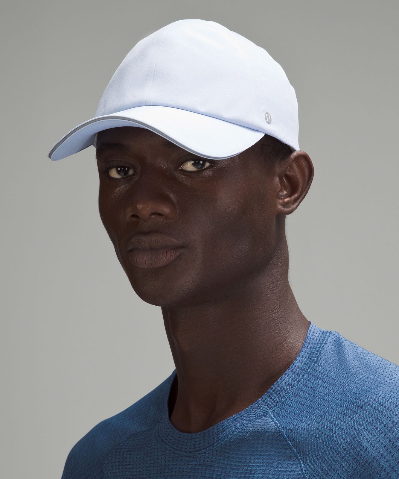 Fast and Free Running Hat Blue Linen