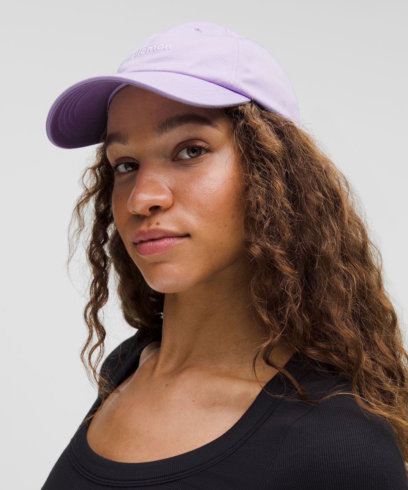 Classic Ball Cap *Wordmark Lavender Frost/White