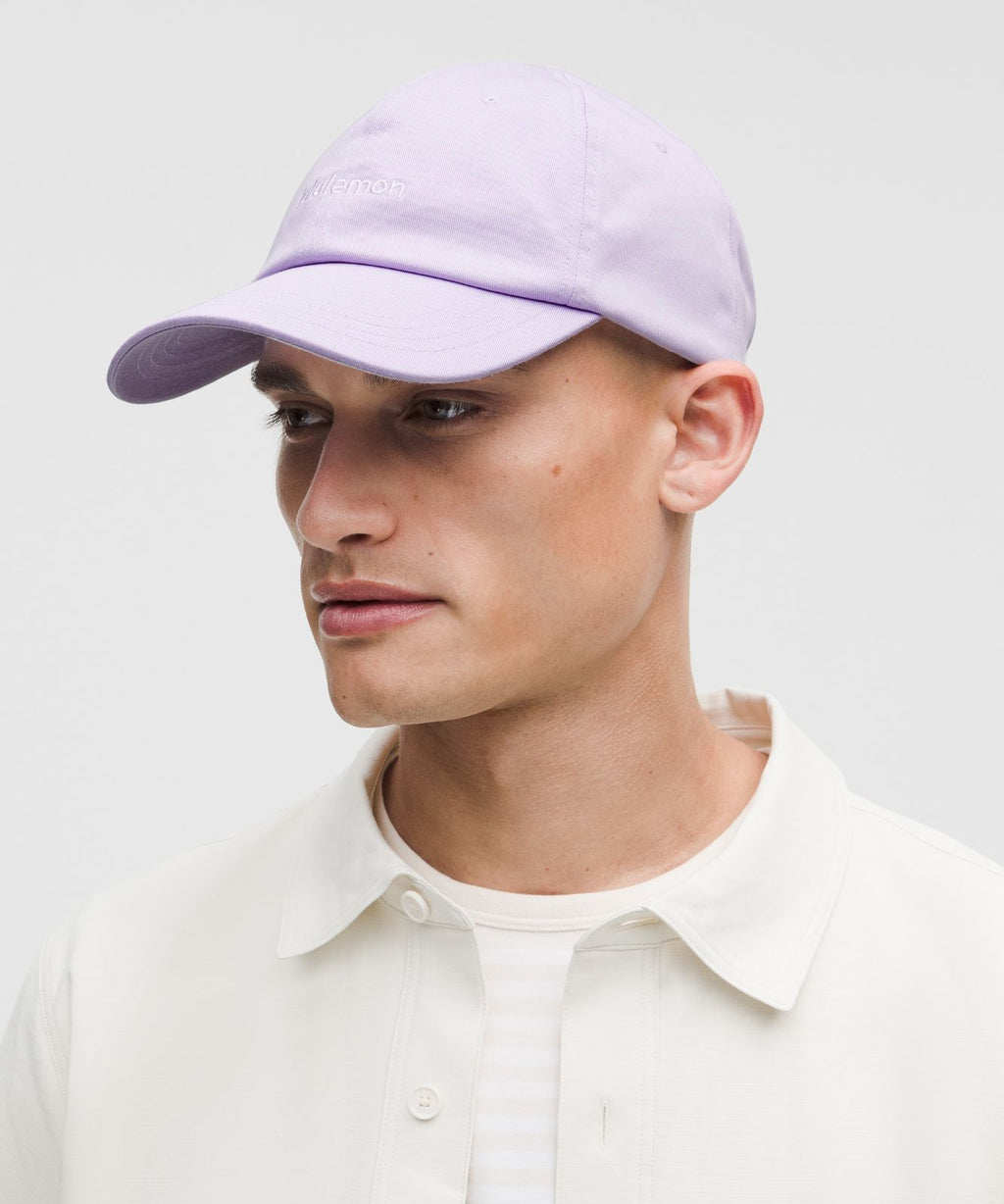 Classic Ball Cap *Wordmark Lavender Frost/White