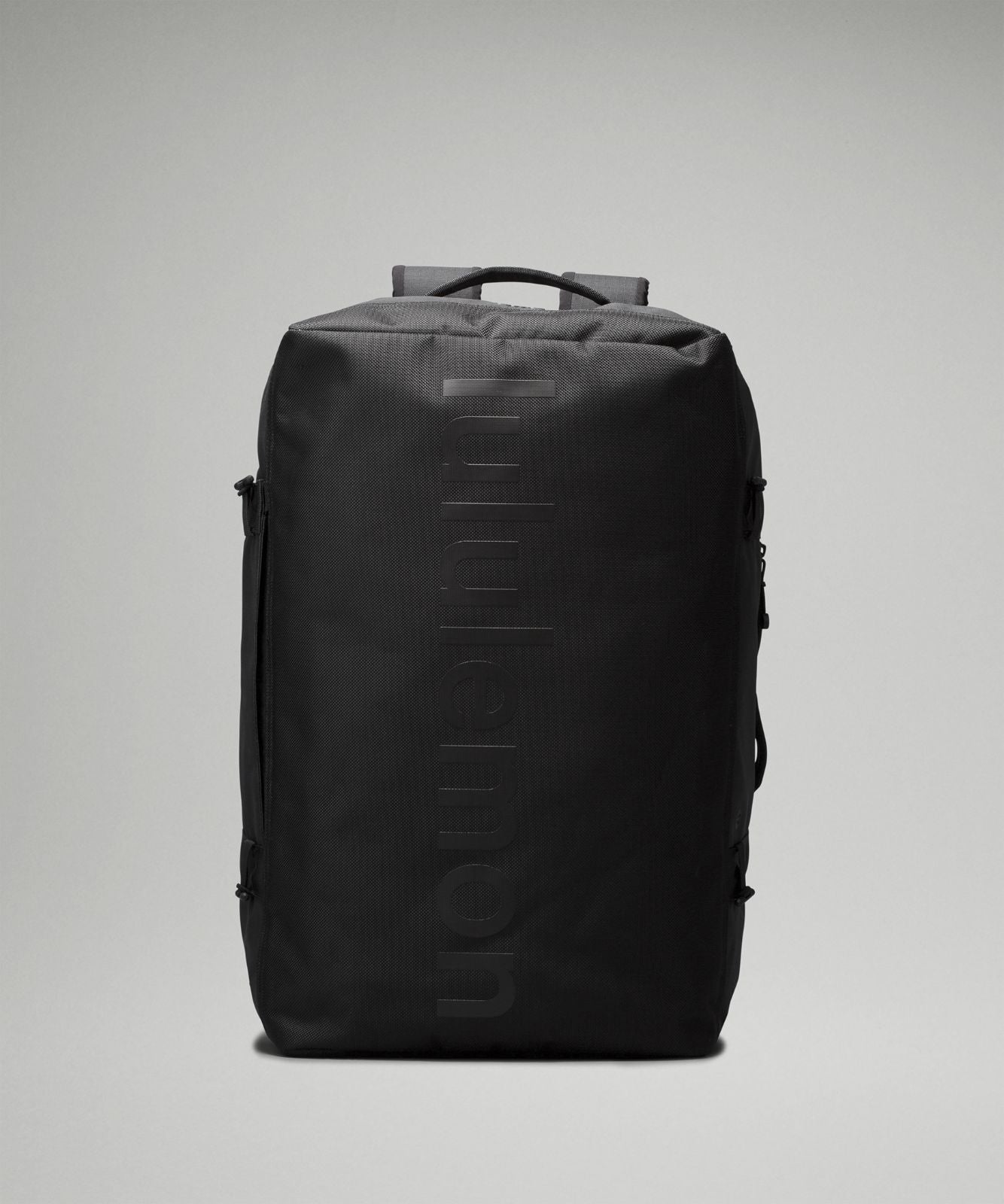 2-in-1 Travel Duffle Backpack 45L Black/Detours Welcome Emboss Black