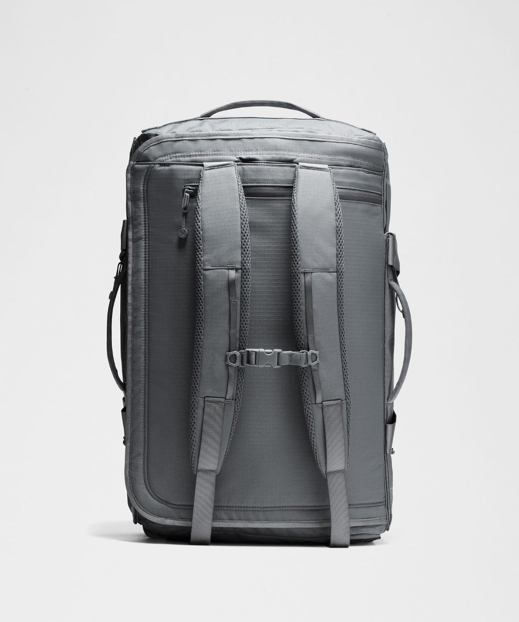 2-in-1 Travel Duffle Backpack 45L Solar Grey/Detours Welcome Emboss Black