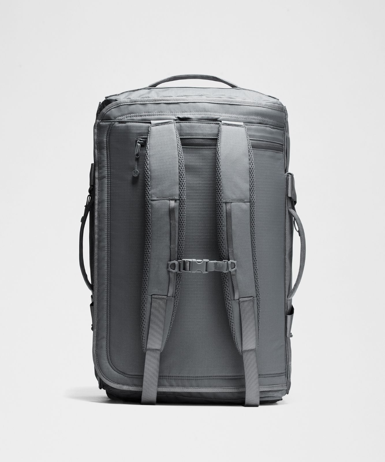 2-in-1 Travel Duffle Backpack 45L Solar Grey/Detours Welcome Emboss Black