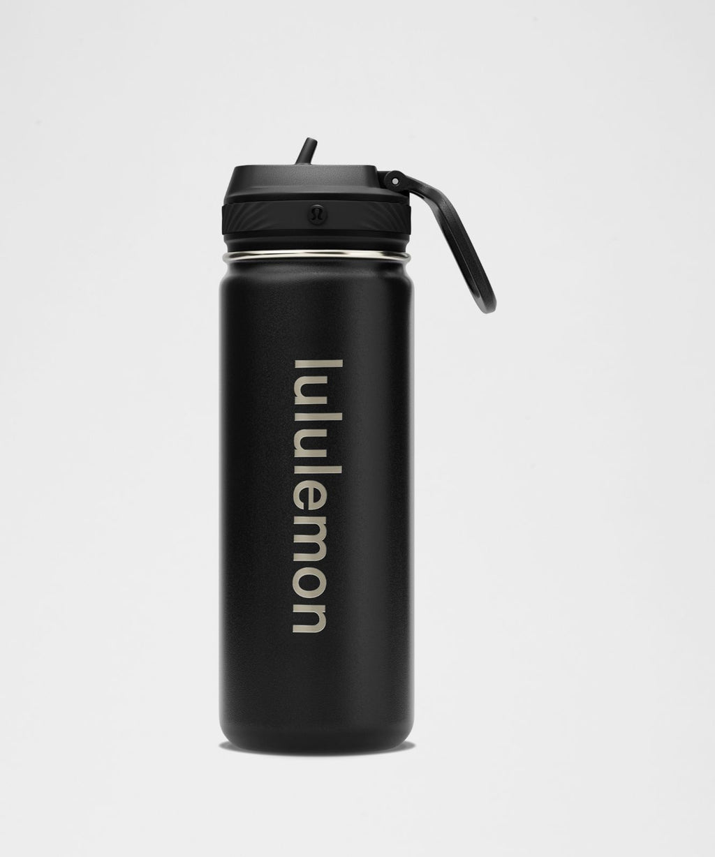 Back to Life Sport Bottle 18oz *Straw Lid Black