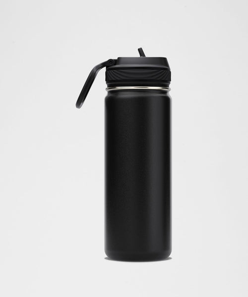 Back to Life Sport Bottle 18oz *Straw Lid Black