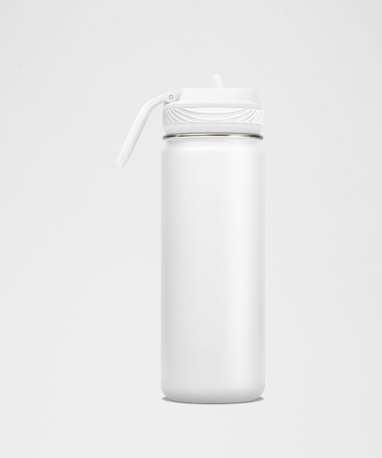 Back to Life Sport Bottle 18oz *Straw Lid White
