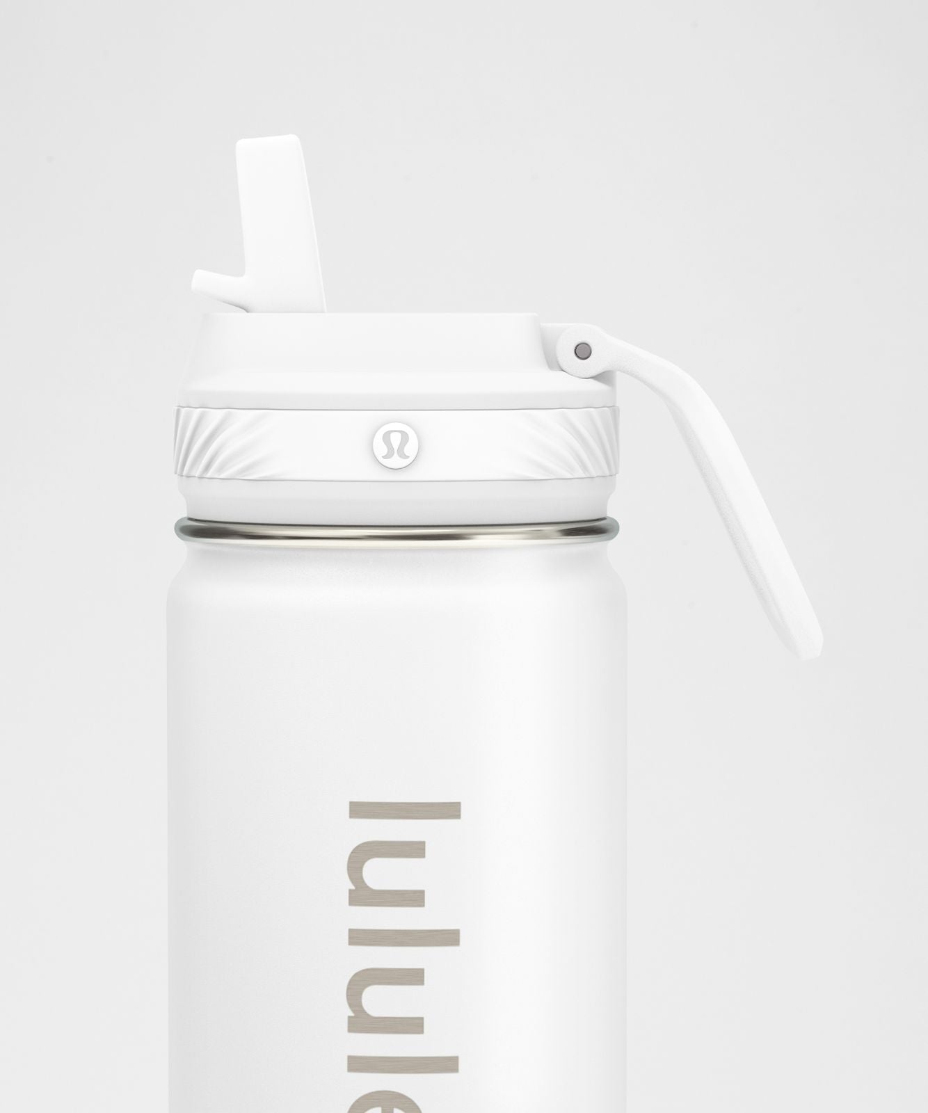 Back to Life Sport Bottle 18oz *Straw Lid White
