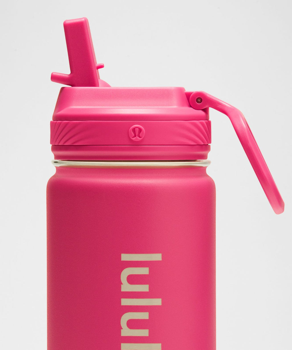 Back to Life Sport Bottle 18oz *Straw Lid Raspberry coulis