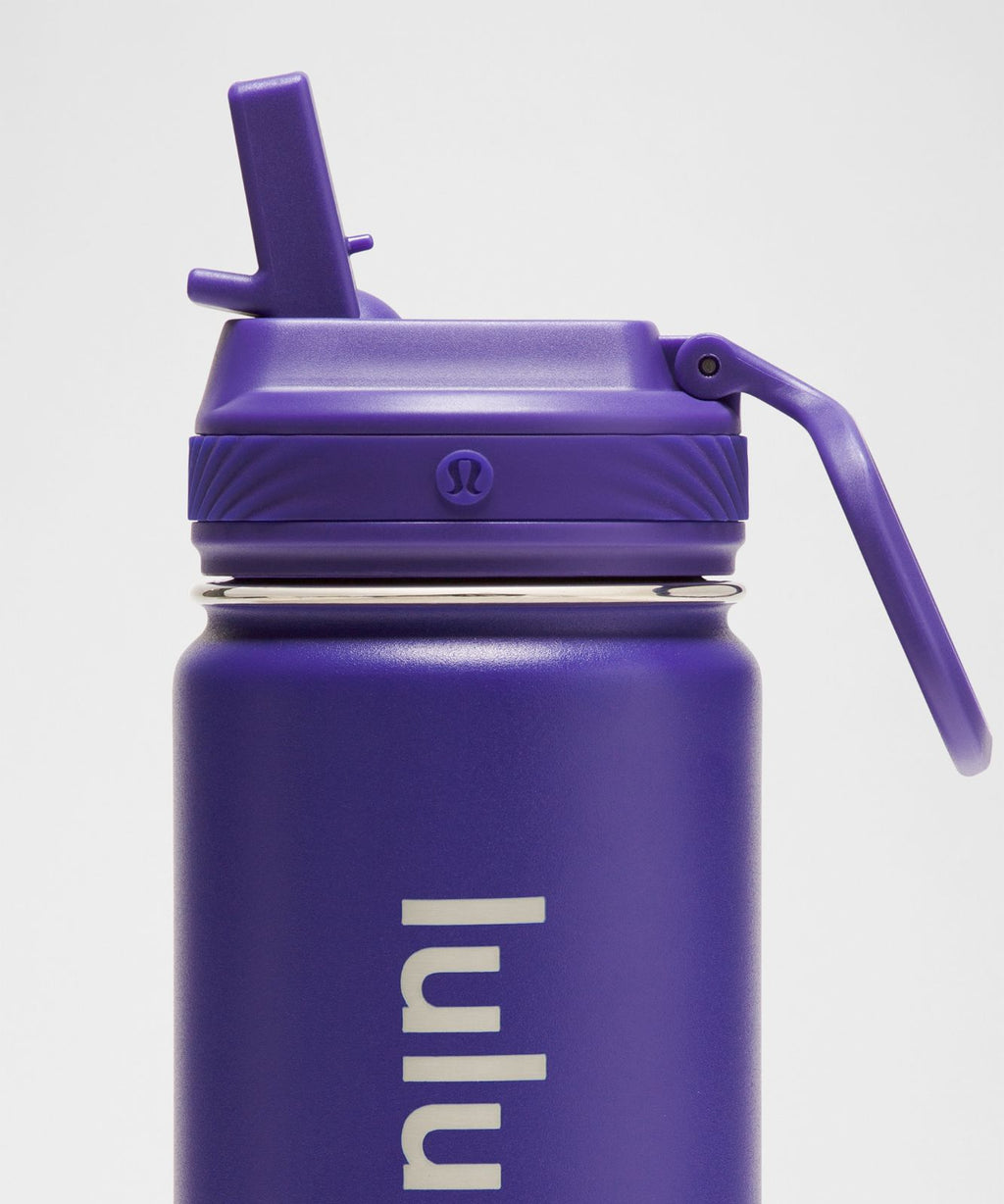 Back to Life Sport Bottle 18oz *Straw Lid College Purple
