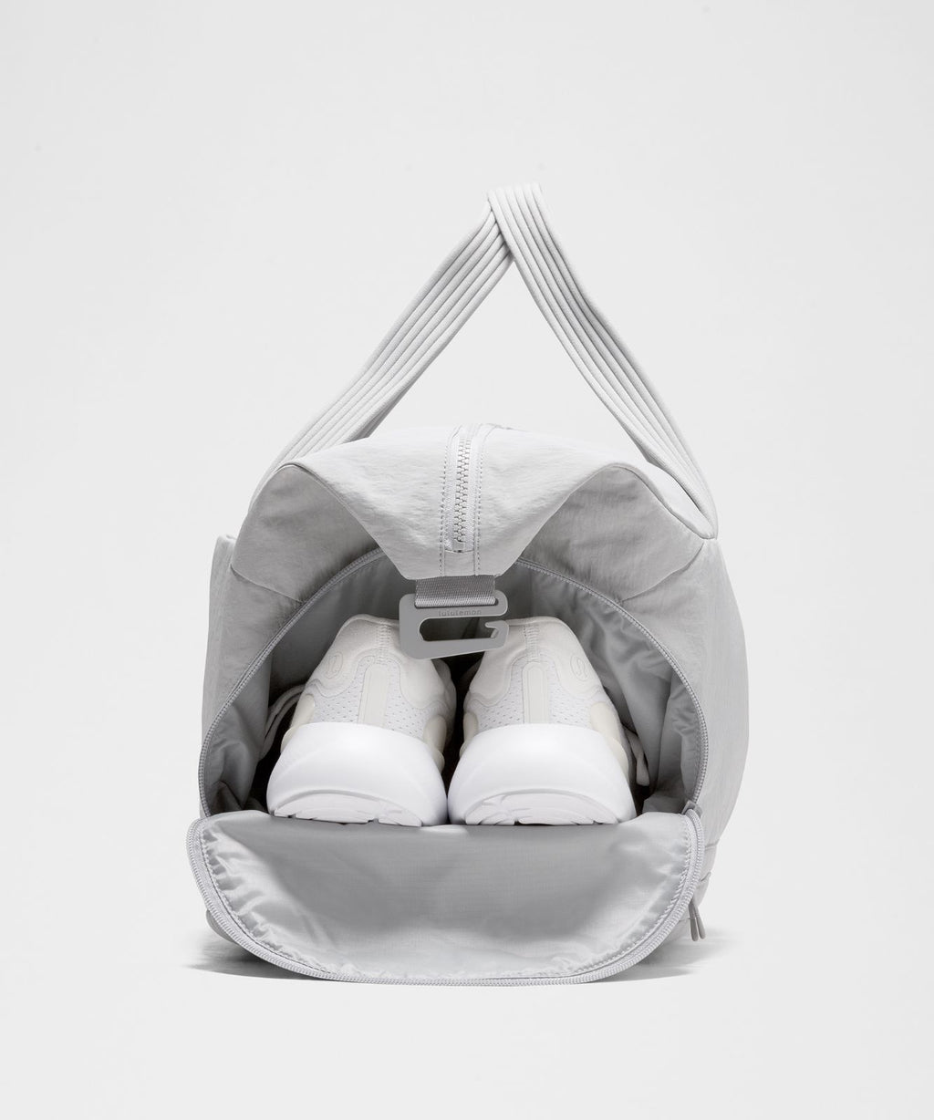 3-in-1 Gym Duffle Bag 30L Silver Drop