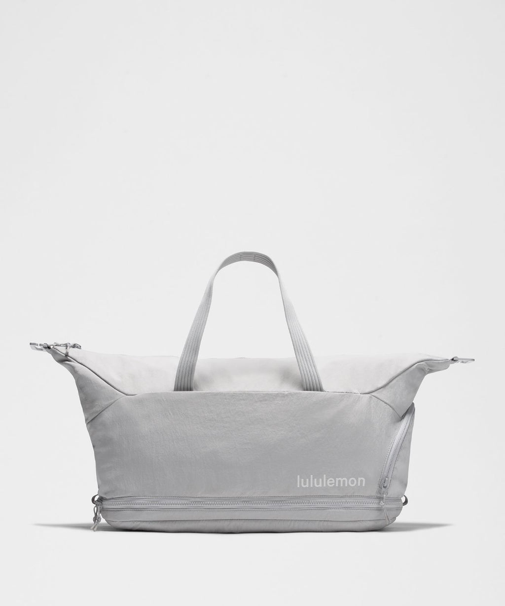 3-in-1 Gym Duffle Bag 30L Silver Drop
