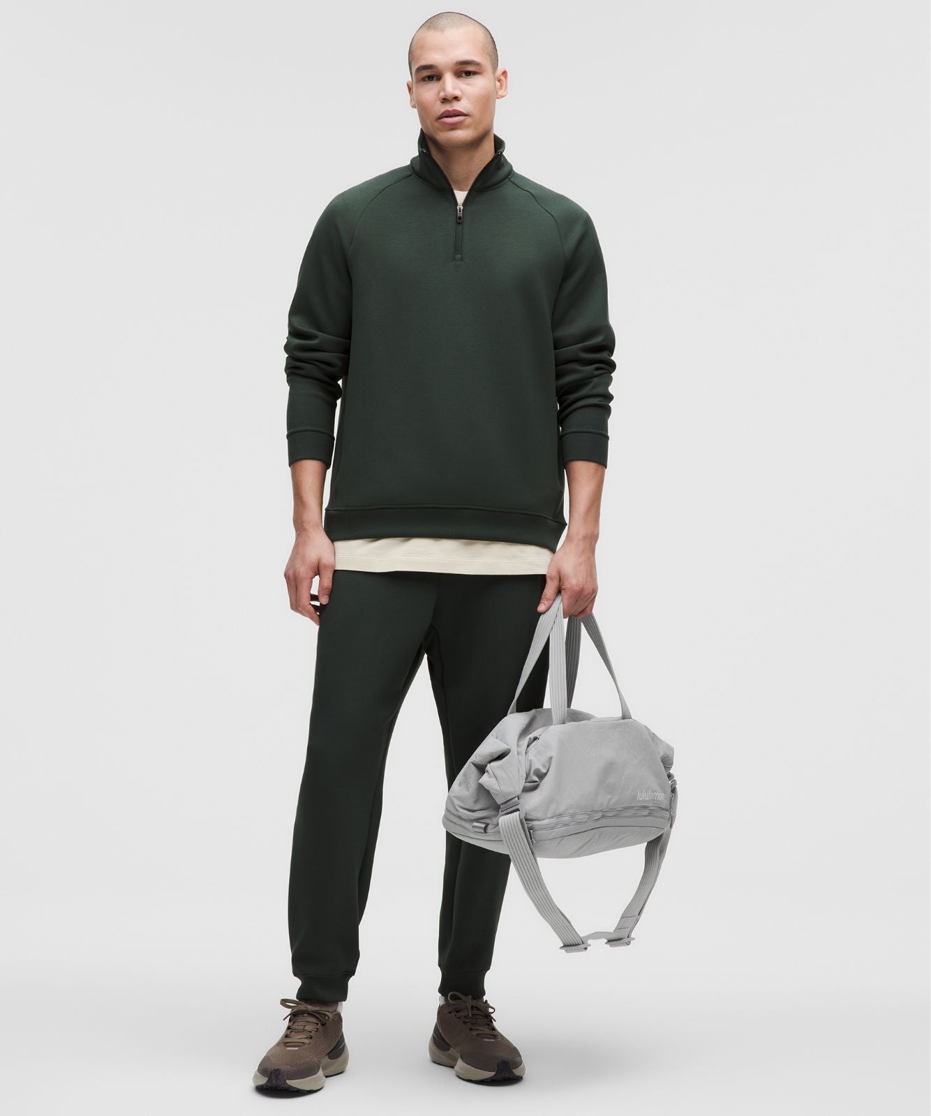 3-in-1 Gym Duffle Bag 30L Silver Drop
