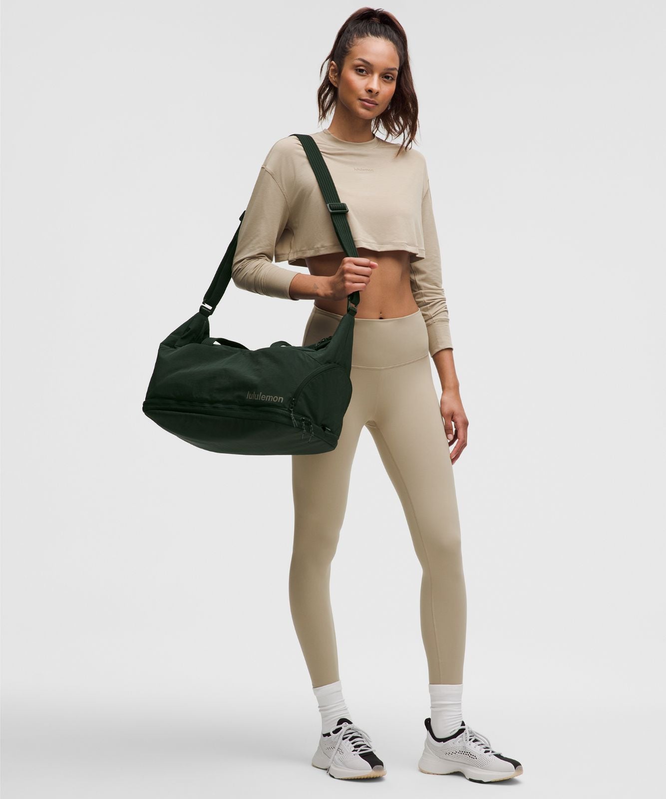 3-in-1 Gym Duffle Bag 30L Rainforest Green