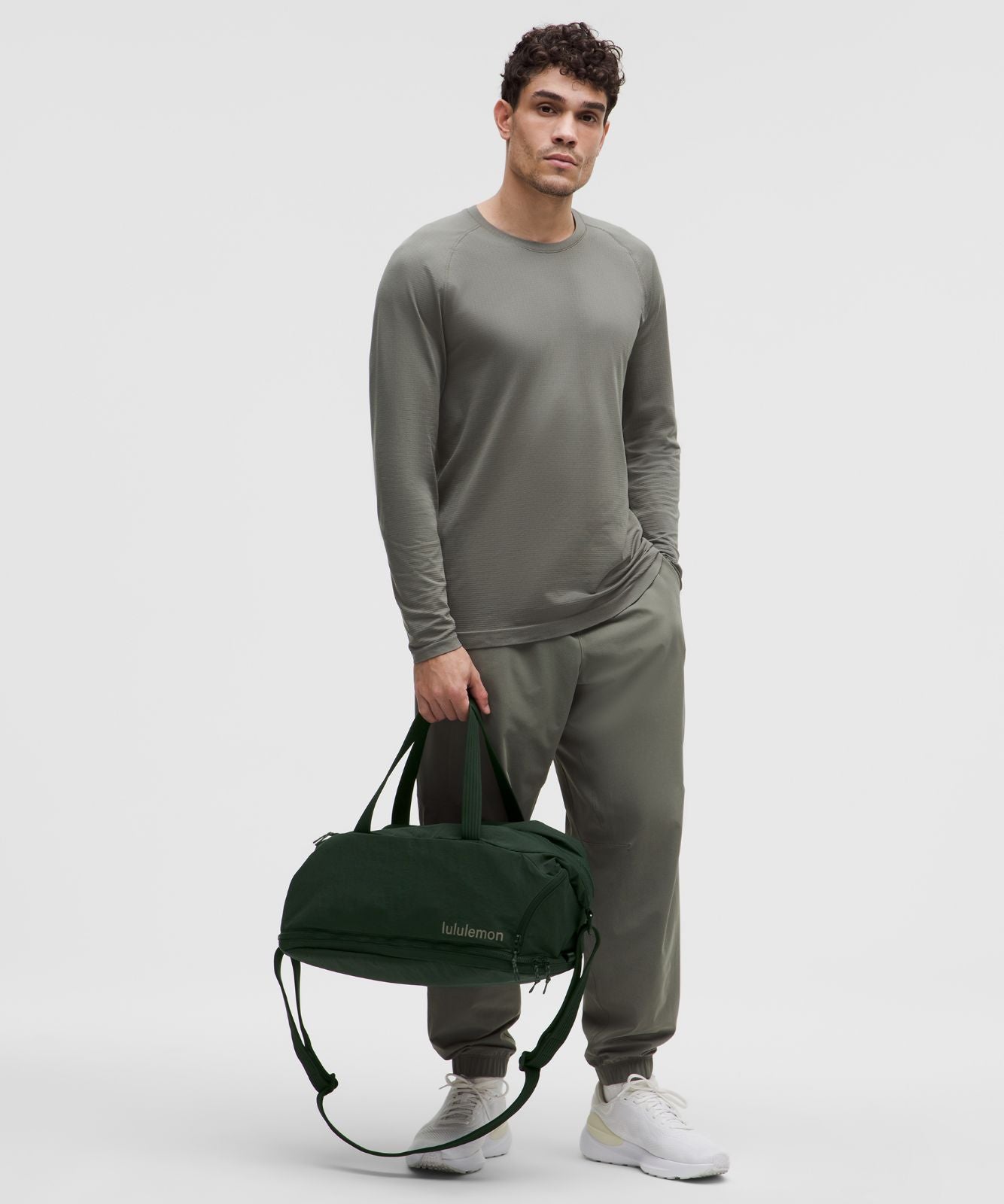 3-in-1 Gym Duffle Bag 30L Rainforest Green