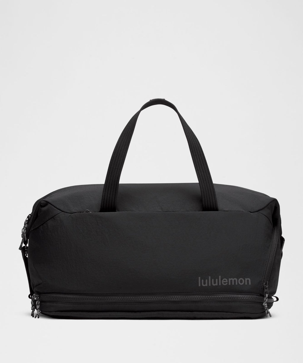 3-in-1 Gym Duffle Bag 30L Black/Traverse Grey