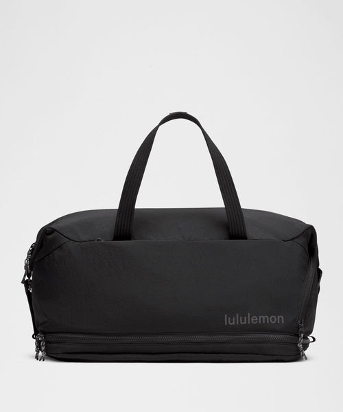 3-in-1 Gym Duffle Bag 30L Black/Traverse Grey