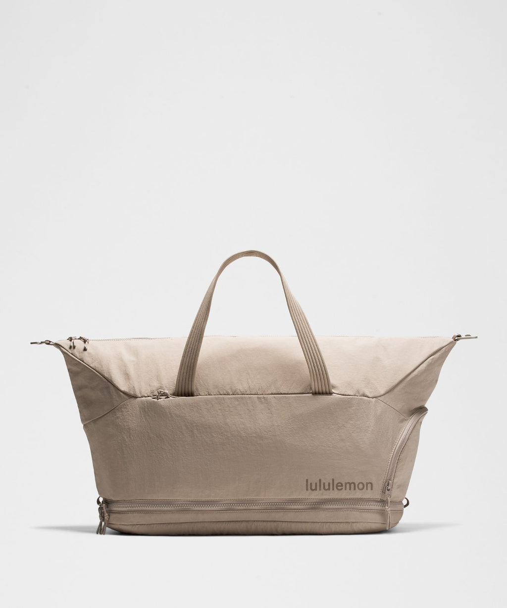 3-in-1 Gym Duffle Bag 30L Warm Ash Grey