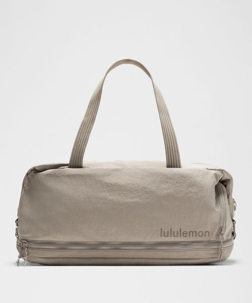 3-in-1 Gym Duffle Bag 30L Warm Ash Grey/Sheer Oak