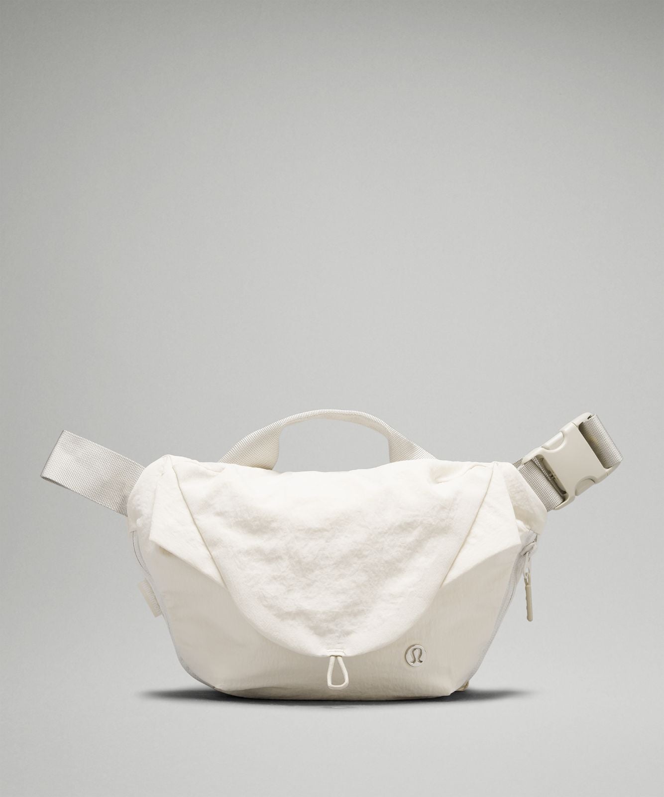 Curved Crossbody Bag 3L White Opal/Raw Linen