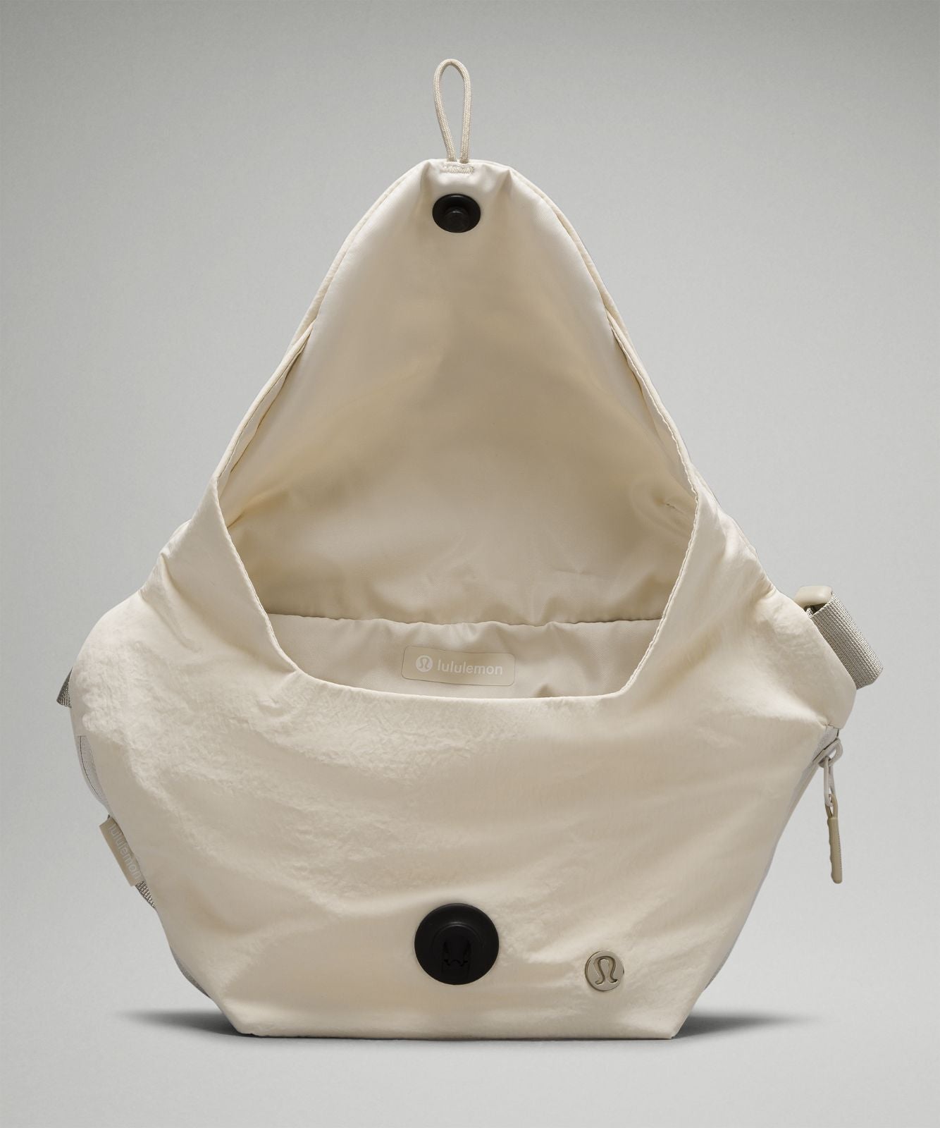 Curved Crossbody Bag 3L White Opal/Raw Linen