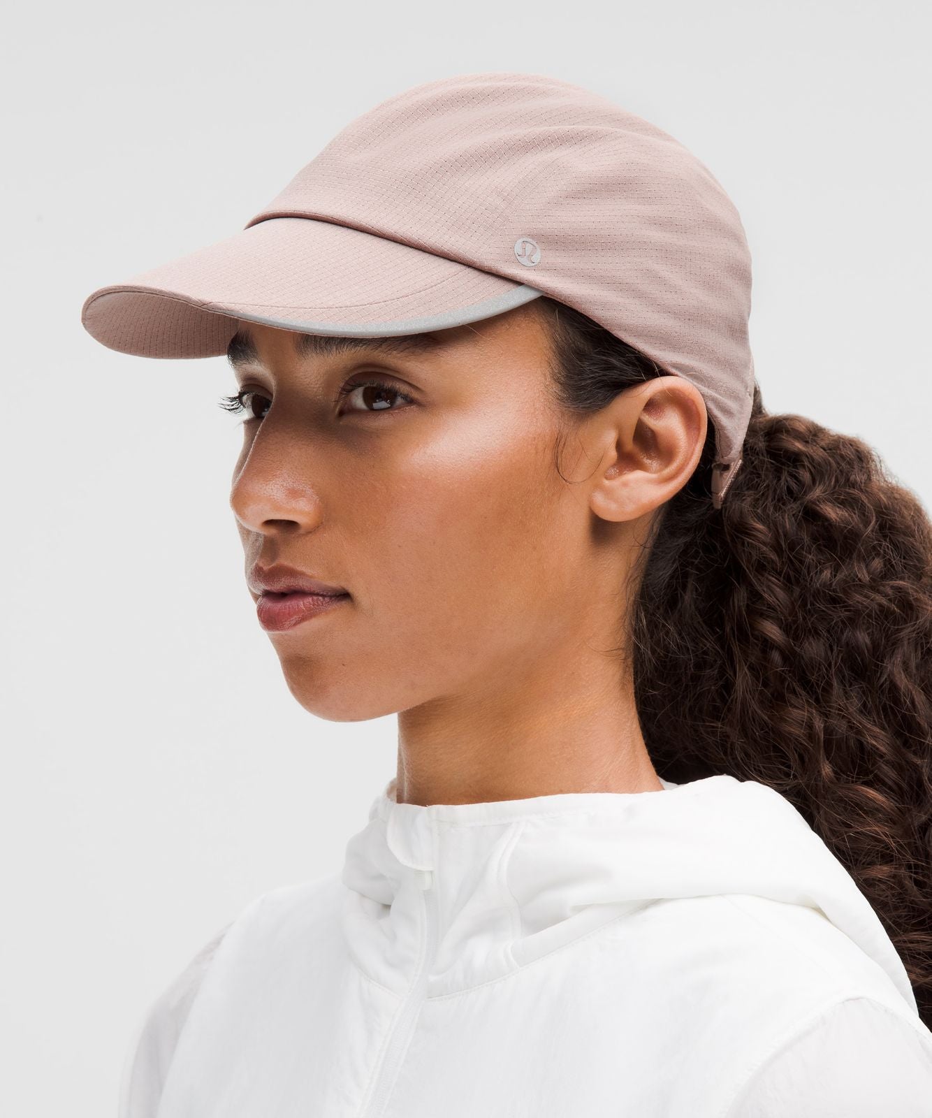 Fast and Free Running Hat *WovenAir Ashen Rose