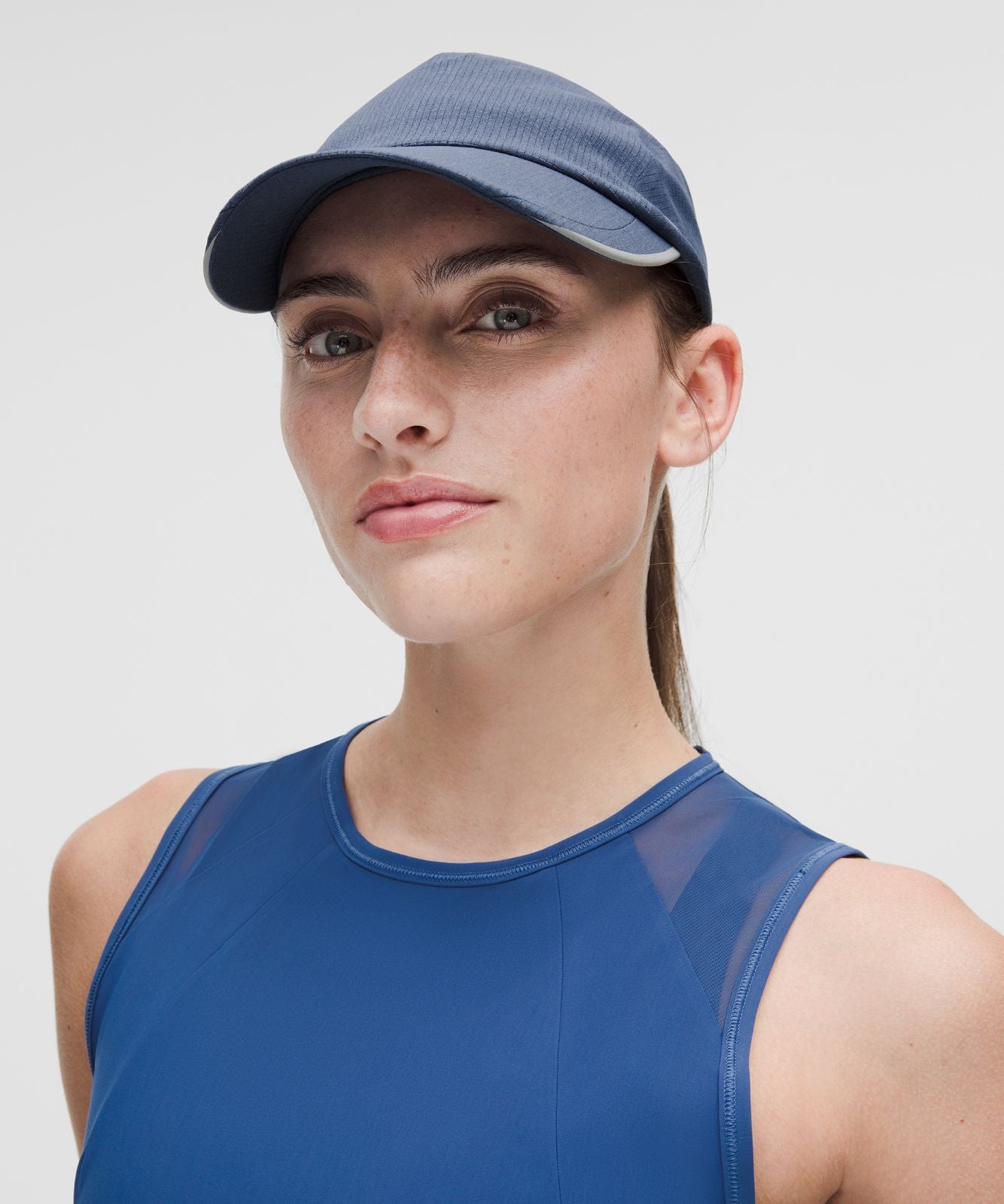 Fast and Free Running Hat *WovenAir Blue Twill