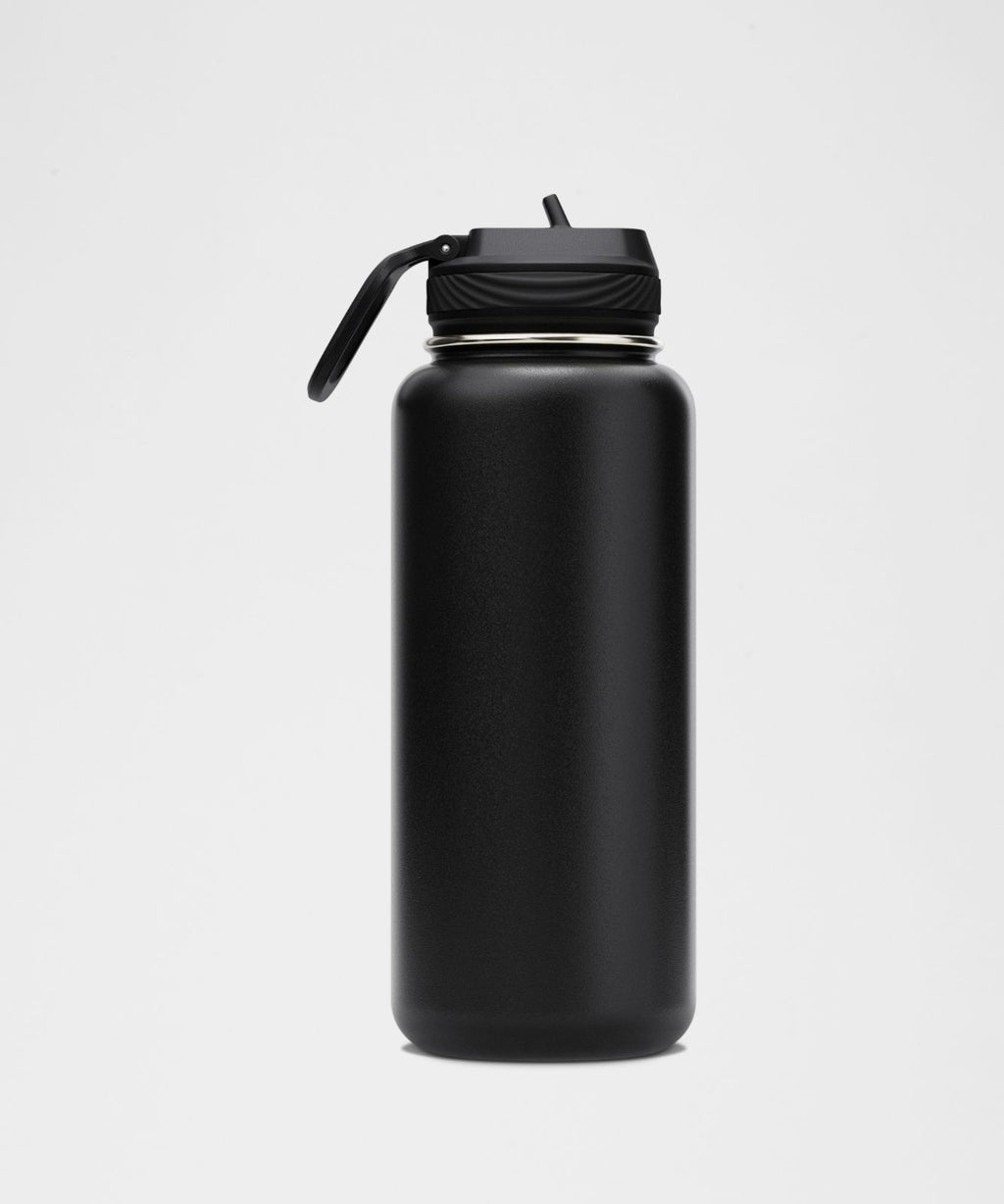 Back to Life Sport Bottle 32oz *Straw Lid Black